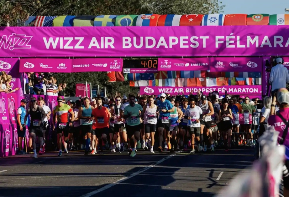 Budapeşt yarımmarafonunda rekord sayda atlet iştirak edib