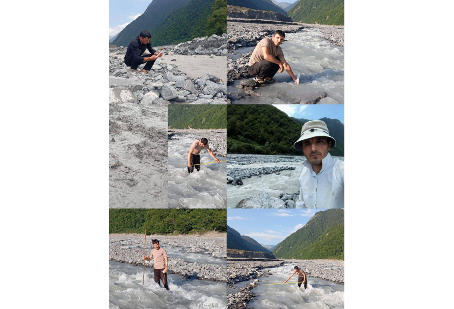 Şəki və Qaxın çaylarında temperatur göstəriciləri üzrə monitorinq aparılıb