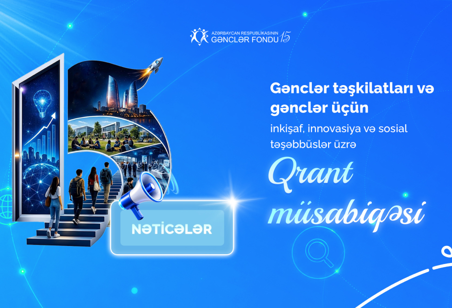 Gənclər Fondunun qrant müsabiqəsinin nəticələri elan olunub
