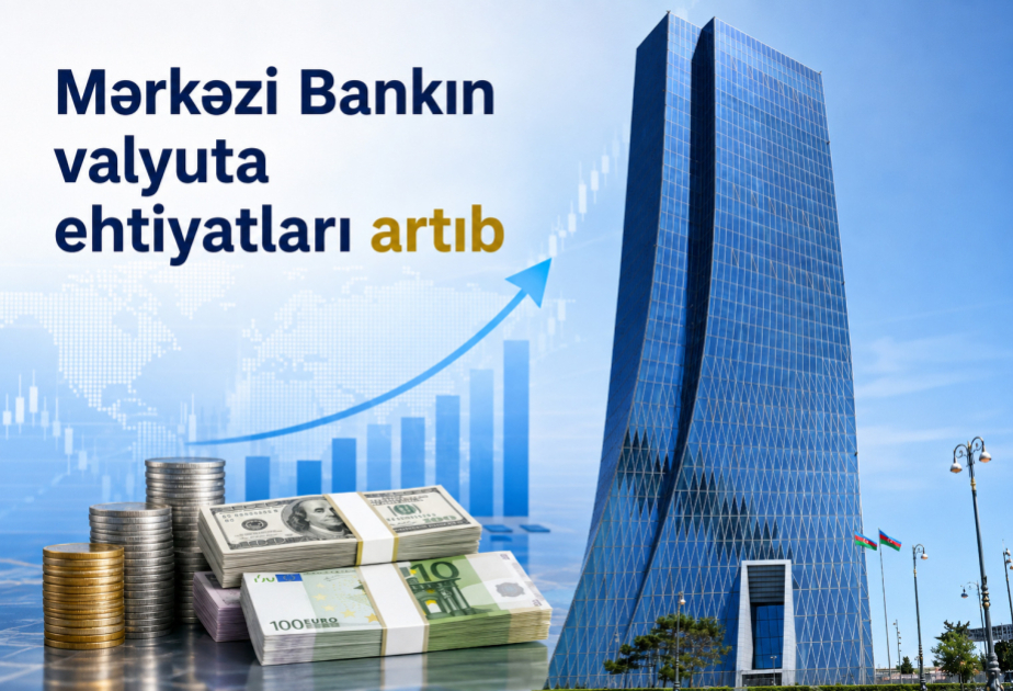 Mərkəzi Bankın valyuta ehtiyatları rekord həcmə çatıb