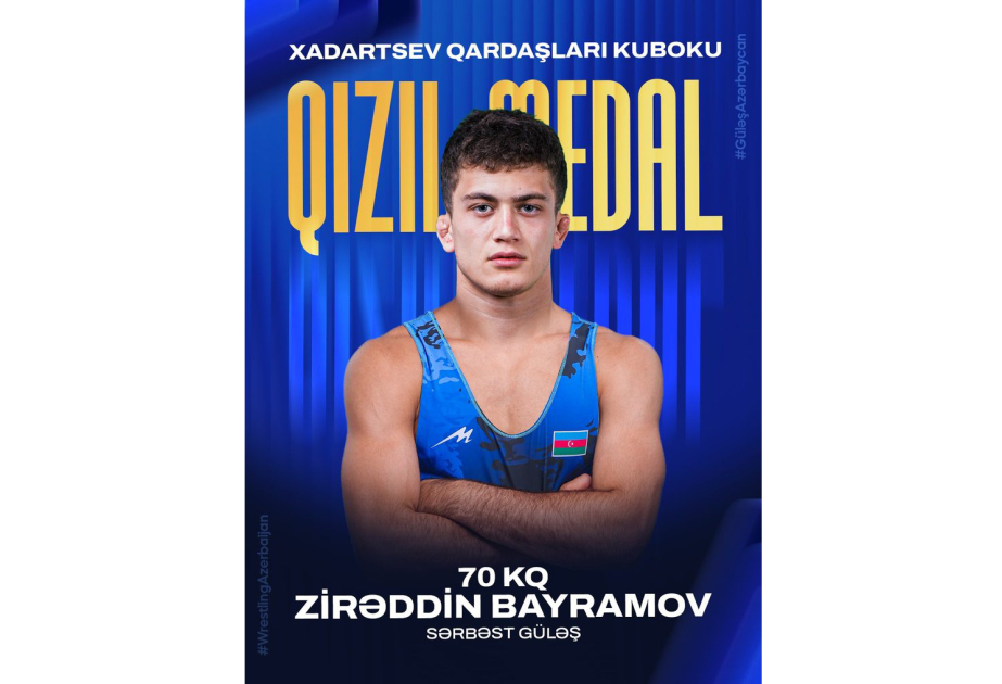 Azərbaycanın sərbəst güləşçiləri Rusiyadakı memorialda 8 medal qazanıblar