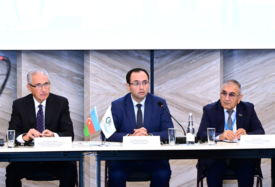 Nazir: İqlimədavamlı aqrar istehsal modelinin gücləndirilməsi nəzərdə tutulur