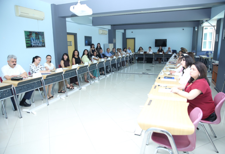 Pedaqoji Universitetdə SİP-ə uyğun hazırlanmış yeni iş planı modeli təqdim edilib