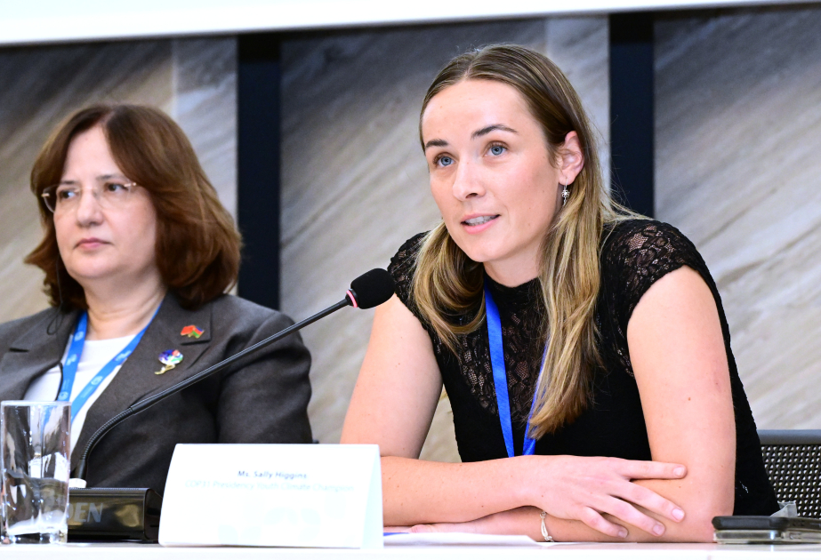 COP31 Gənclər Çempionu: Bizim nəslimiz gələcək iqlimi irs olaraq təhvil alacaq