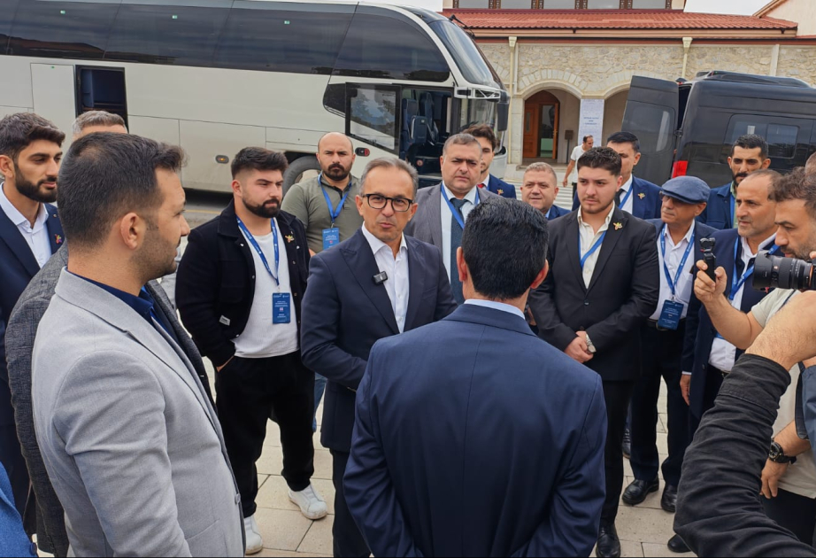 Türkiyə, Gürcüstan və İraqdan olan din xadimləri Şuşa şəhərinə gəliblər