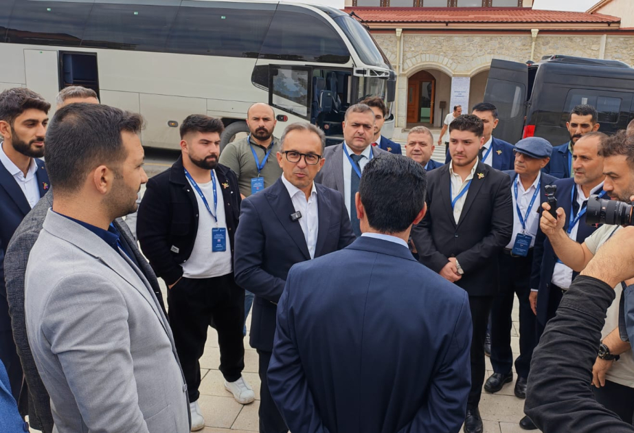 Líderes religiosos azerbaiyanos procedentes de Türkiye, Georgia e Irak visitan Shusha