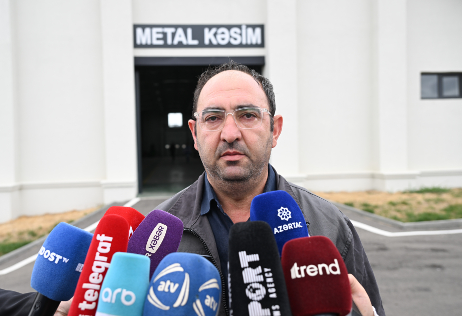İstehsalat rəhbəri: Əsas məqsədlərdən biri Qarabağa köçən sakinlərin işlə təmin olunmasıdır