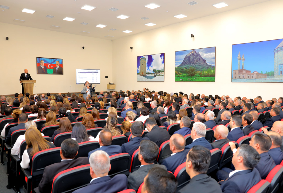 Naxçıvanda təhsil işçilərinin sentyabr konfransı keçirilib