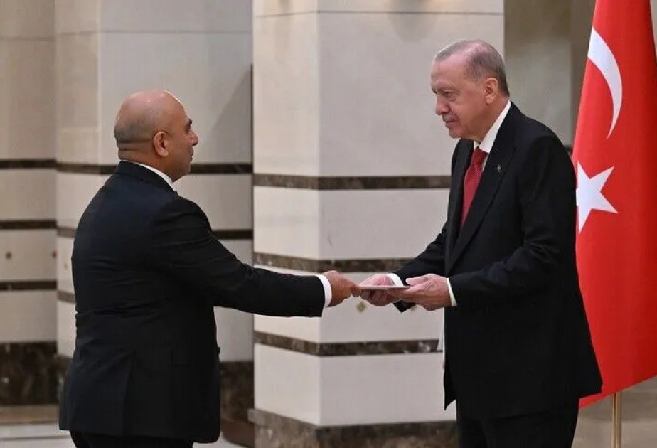 Azerbaijani ambassador presents credentials to Turkish president