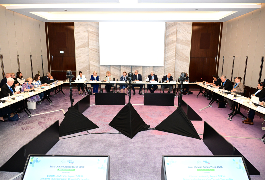 “Bakı İqlim Fəaliyyəti Həftəsi 2026” çərçivəsində qlobal iqlim liderliyinin inkişafı müzakirə olunub
