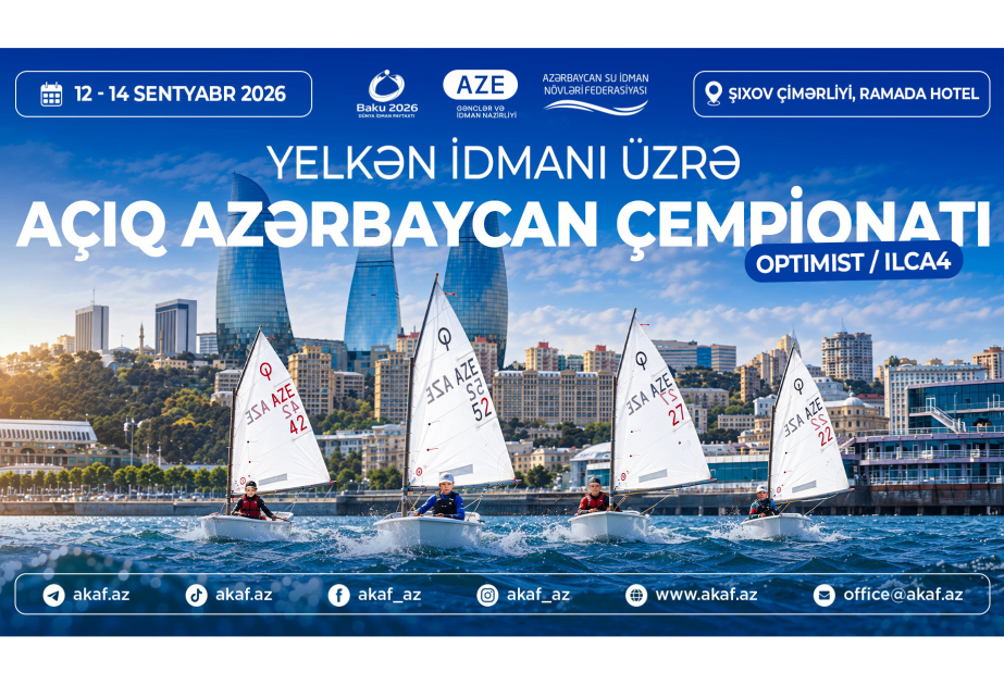 Yelkən idmanı üzrə açıq Azərbaycan çempionatı keçiriləcək