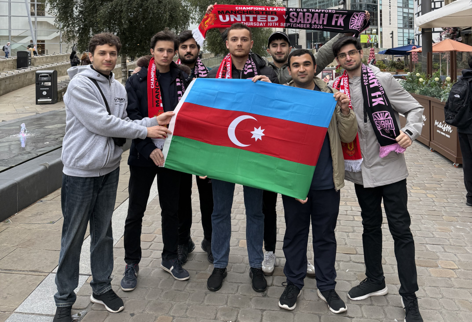 Azərbaycanlı azarkeşlər Mançesterdə – FOTOLAR