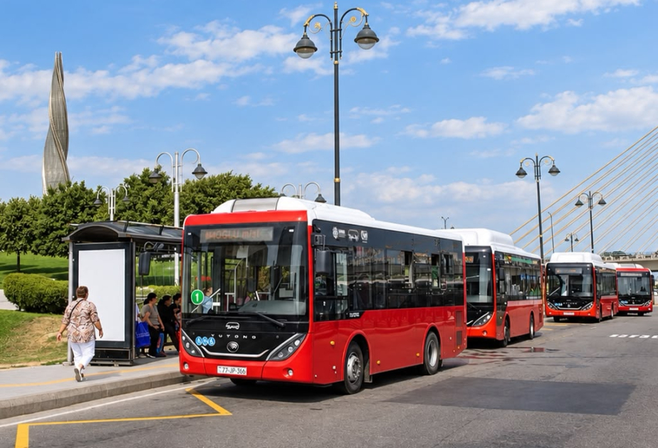 Metronun “Koroğlu” stansiyasının qarşısında ekspres avtobuslar üçün “cib” tipli dayanacaq ayrılıb