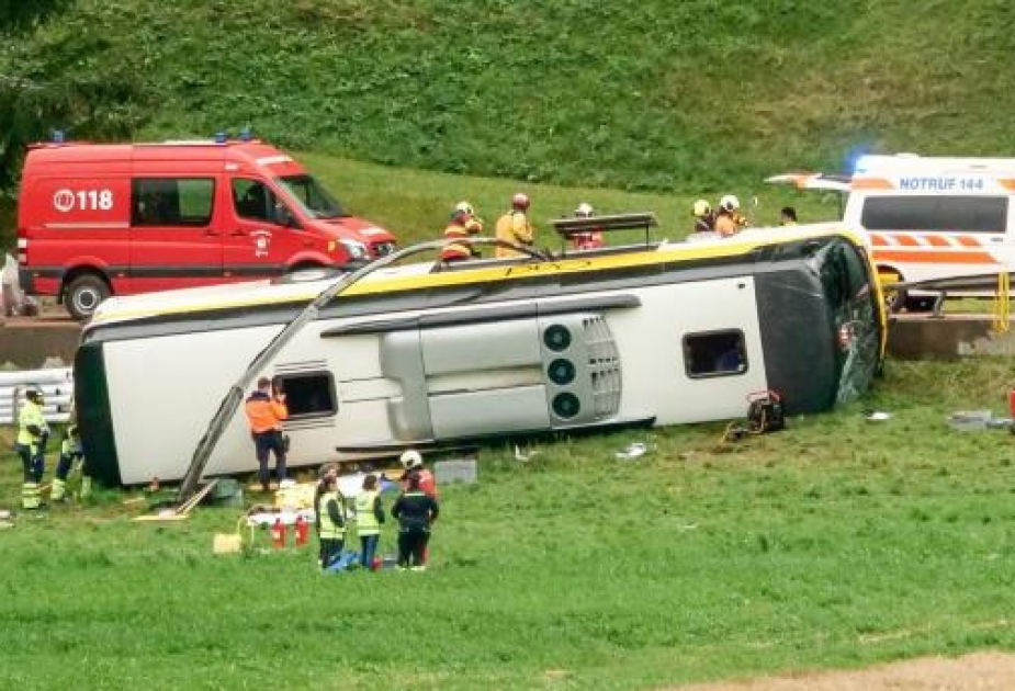 Coach crash kills several people in Swiss Alps