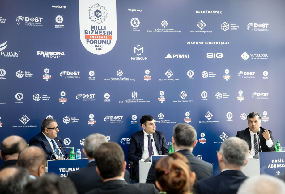 ® Milli Biznesin İnkişafı Forumunun xüsusi sessiyasında əmək bazarı və məşğulluq sahəsində aktual məsələlər müzakirə olunub