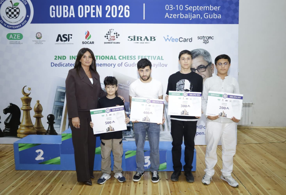 “Guba Open 2026” II Beynəlxalq Şahmat Festivalına yekun vurulub
