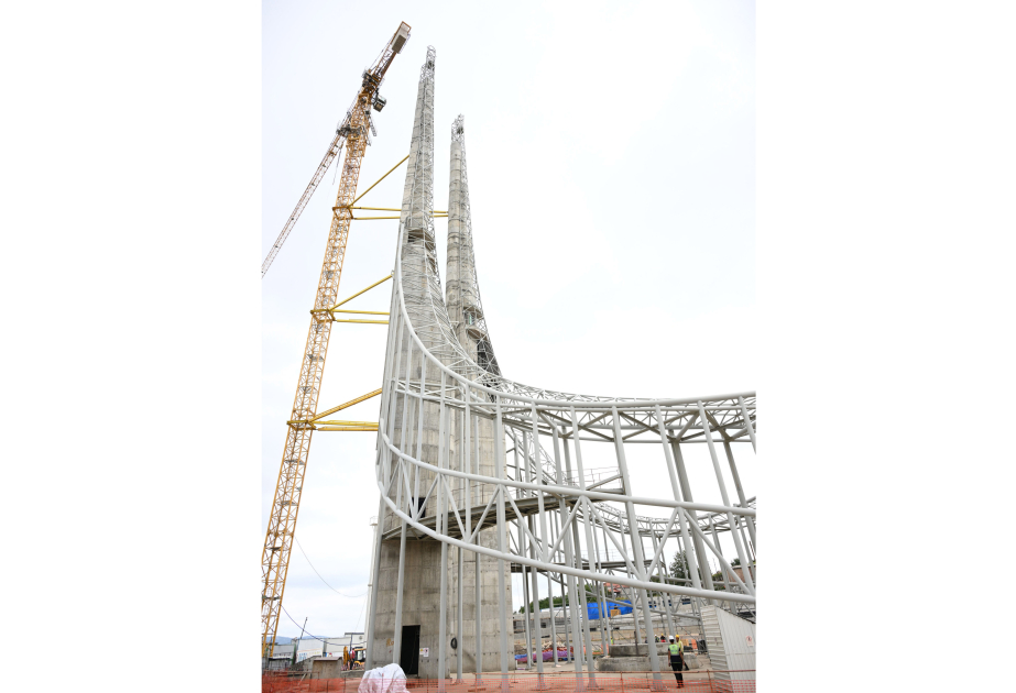 Знакомство со строительством Новой Шушинской мечети