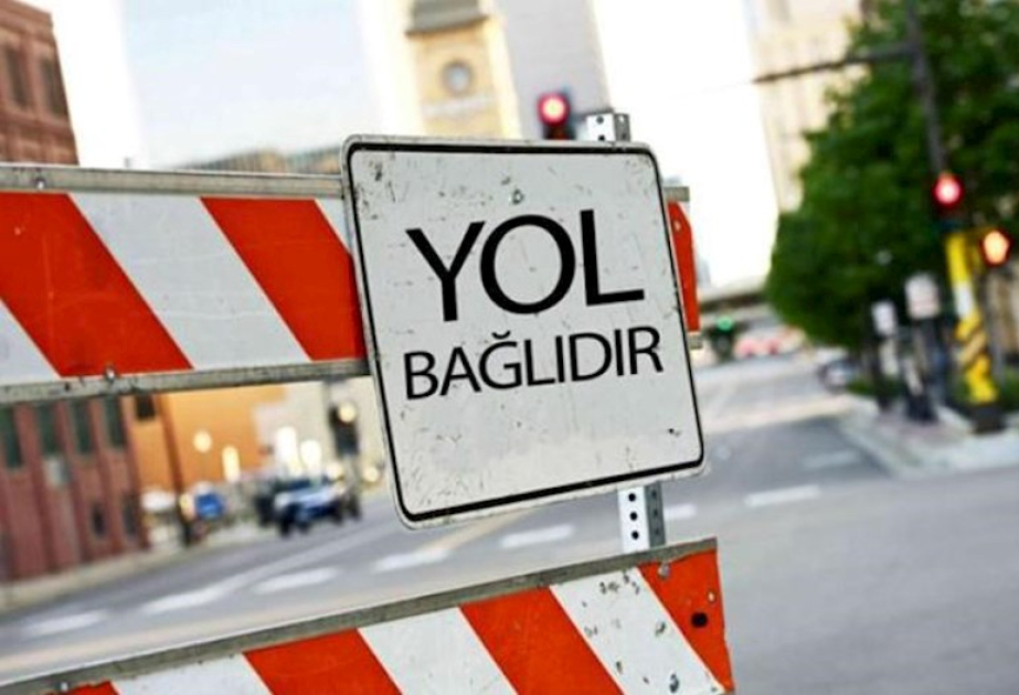 Xətai rayonunda 3 ünvanda nəqliyyat vasitələrinin hərəkətinə məhdudiyyət tətbiq olunur