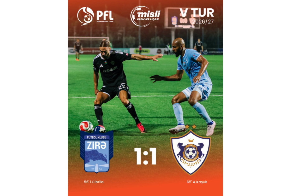 "Turan Tovuz" xal itirib, "Zirə" - "Qarabağ" matçında qalib müəyyənləşməyib