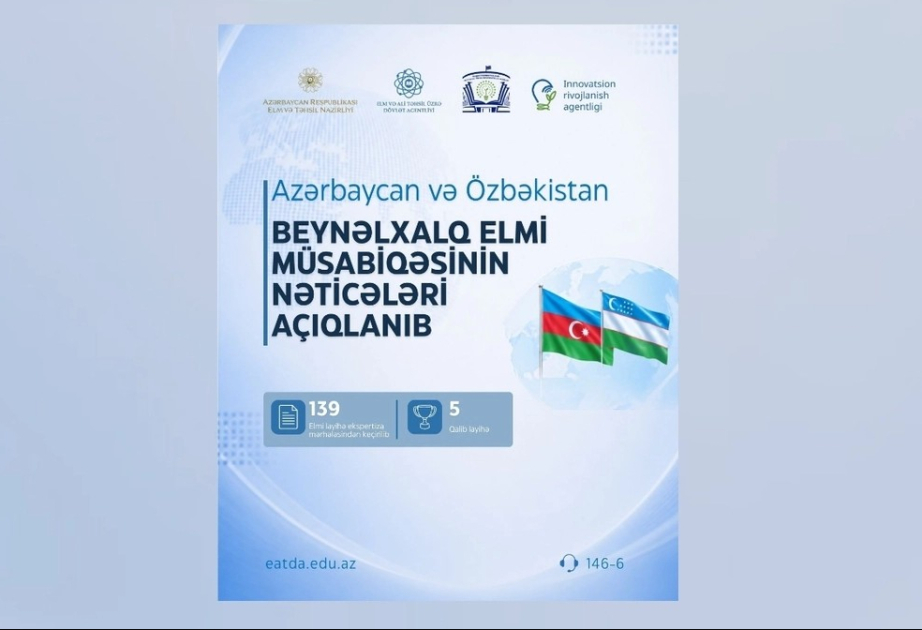 Azərbaycan-Özbəkistan birgə beynəlxalq elmi müsabiqəsinin qalibləri müəyyənləşib