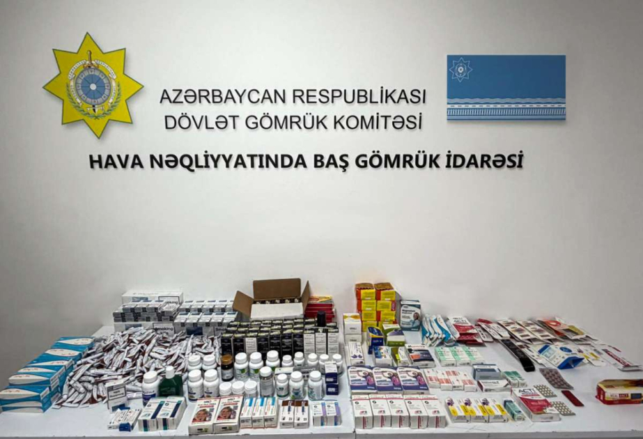 Gömrük nəzarətindən gizlədilən dərman vasitələri və siqaretlər aşkarlanıb