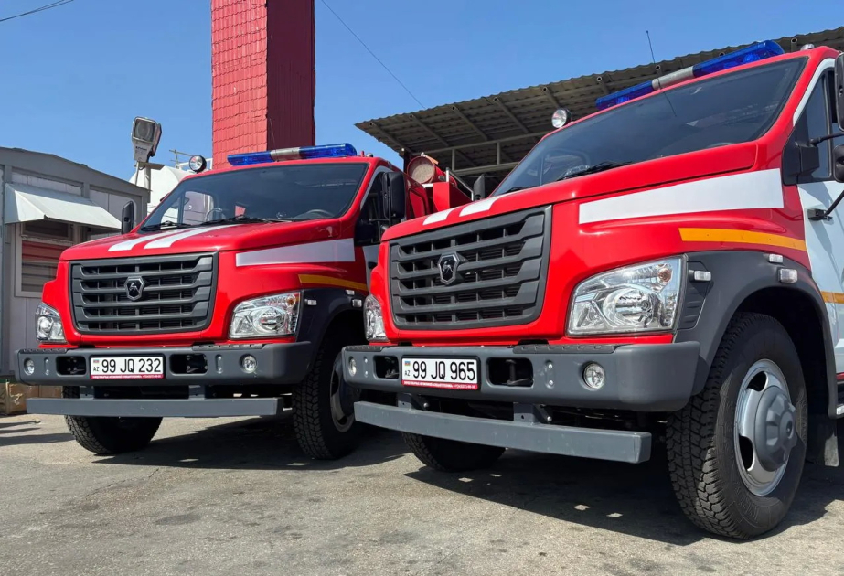 New firefighting vehicles commissioned as part of cooperation between SOCAR and Azerbaijan’s Ministry of Emergency Situations