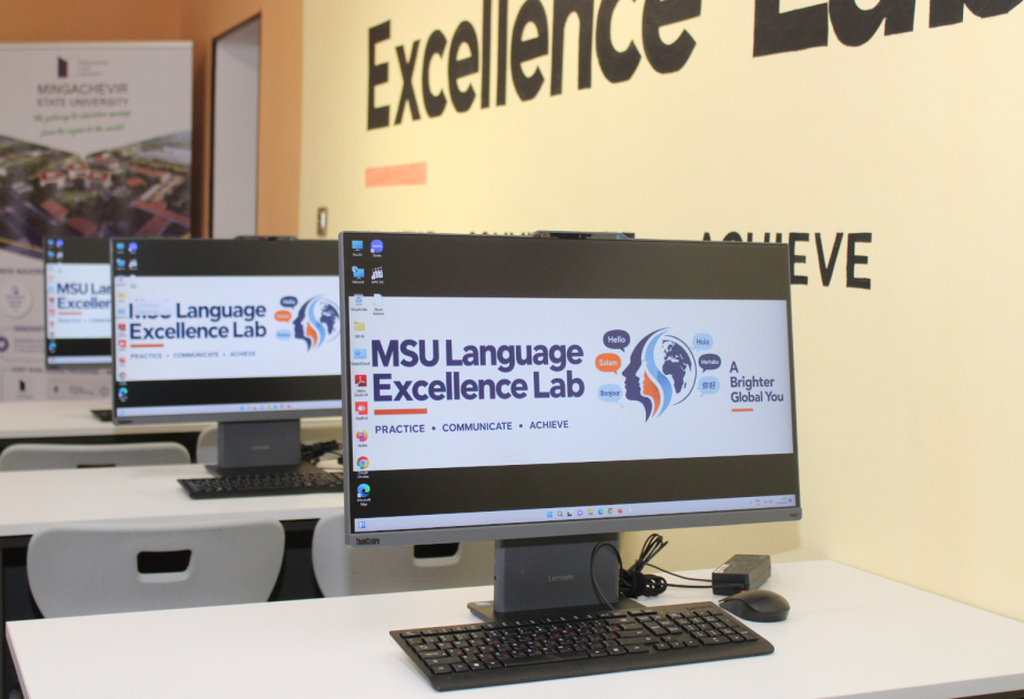 Mingəçevir Dövlət Universitetində Dil Mükəmməlliyi Laboratoriyası istifadəyə verilib