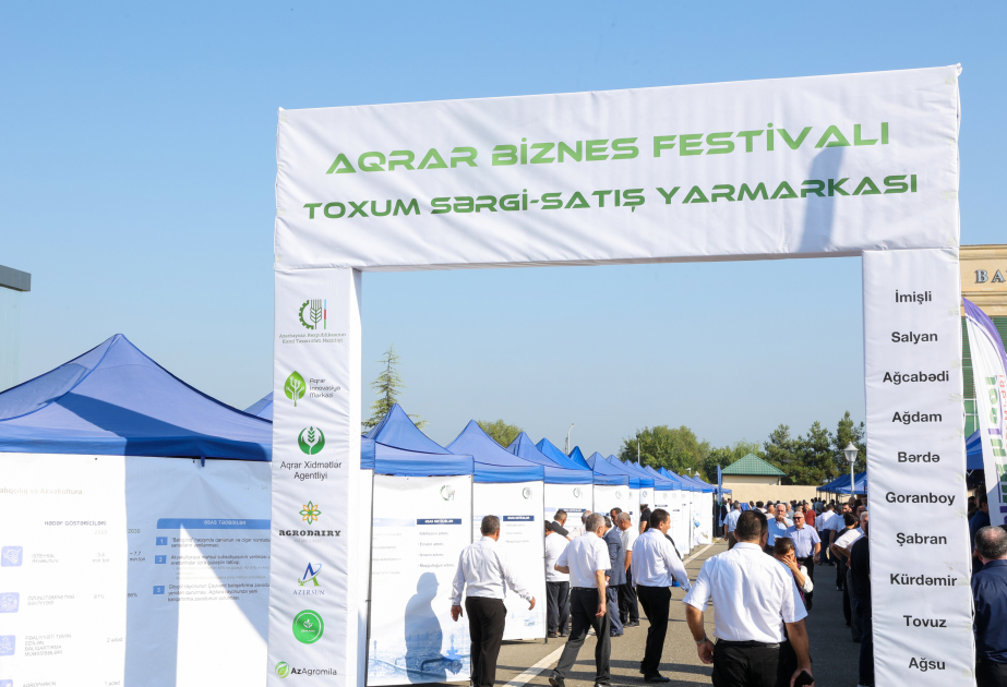 Ağcabədidə Aqrar Biznes Festivalı və mövsümün ilk Toxum Sərgi-Satış Yarmarkası keçirilib