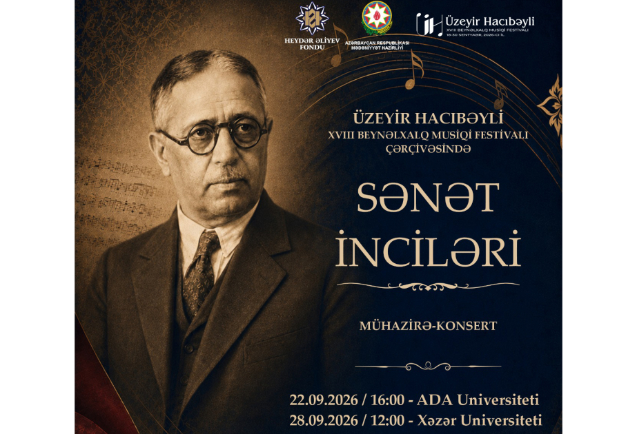 "Sənət inciləri" layihəsi yenidən Üzeyir Hacıbəyli festivalı çərçivəsində təqdim olunacaq