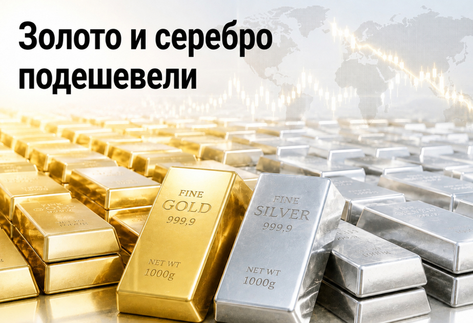 Золото и серебро подешевели ВИДЕО