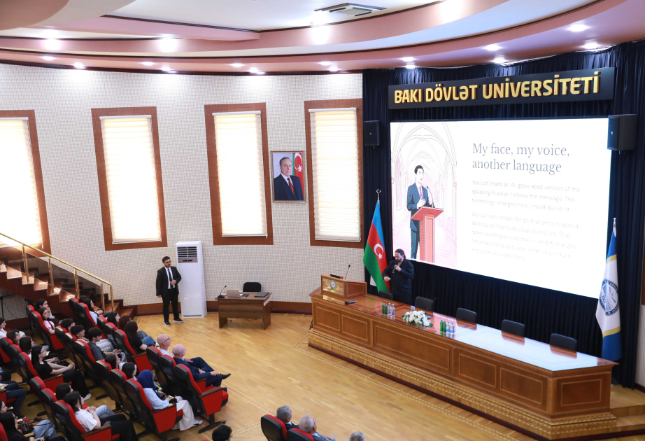 Oksford Universitetinin tədqiqatçısı BDU-da mühazirə oxuyub
