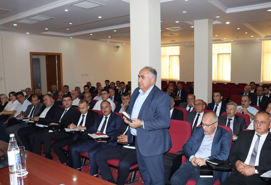 Qəbələnin aqrar sektoru inkişaf dövründə: Yeni Dövlət Proqramının icrası istiqamətində layihələrə baxış keçirilib