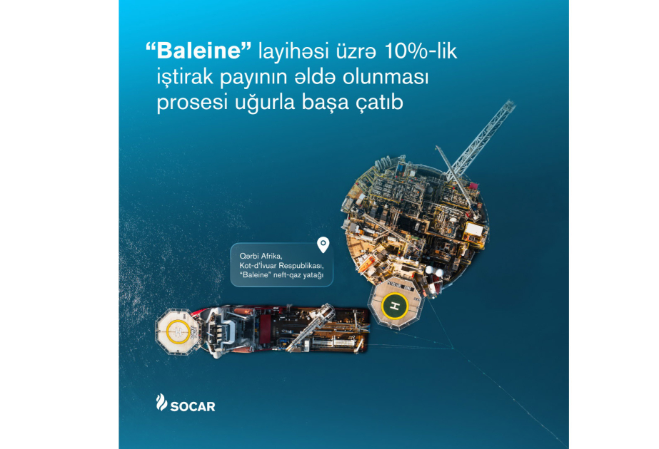 SOCAR schließt Erwerb von 10-Prozent-Anteil am Baleine-Projekt ab