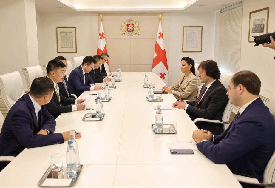 Gürcüstanın Baş naziri Çin şirkətinin nümayəndələri ilə Orta Dəhlizin perspektivlərini müzakirə edib