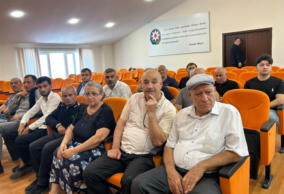 "Sülh aylığı" çərçivəsində Cəbrayıl rayonunun Şükürbəyli kəndində maarifləndirmə tədbiri keçirilib