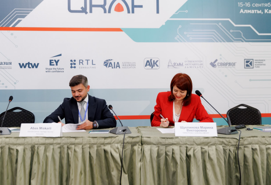 Sığortaçılar Assosiasiyası və “Global Finance Association QRAFT” arasında əməkdaşlıq sazişi imzalanıb