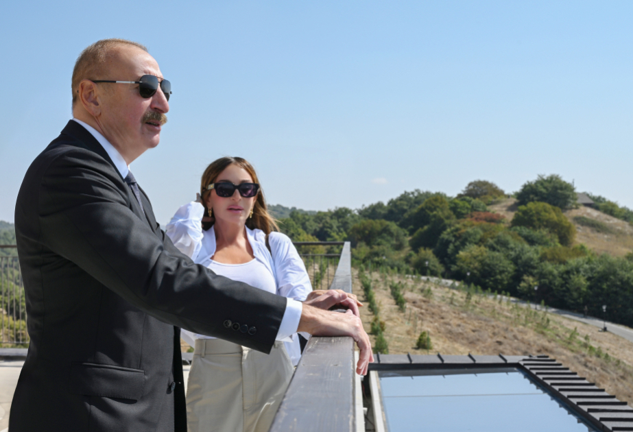 Prezident İlham Əliyevin sosial media hesablarında Şamaxı rayonuna səfərinə dair videoçarx paylaşılıb