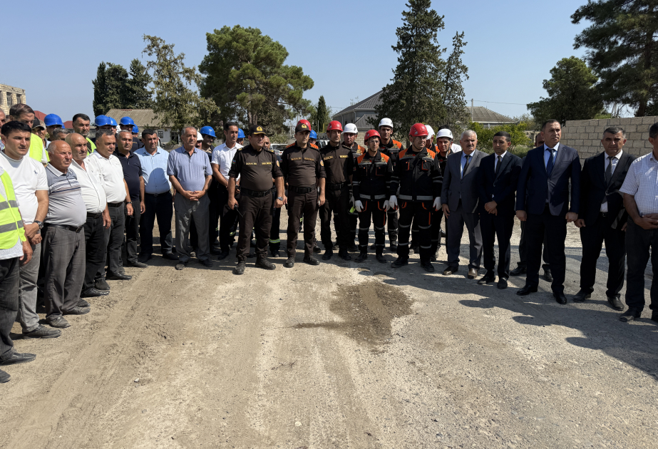 İmişlidə mülki müdafiə qüvvələrinin hazırlıq vəziyyəti yoxlanıldı – FOTO