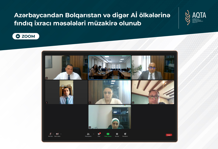 Azərbaycandan Bolqarıstana və digər Aİ ölkələrinə fındıq ixracı məsələləri müzakirə olunub