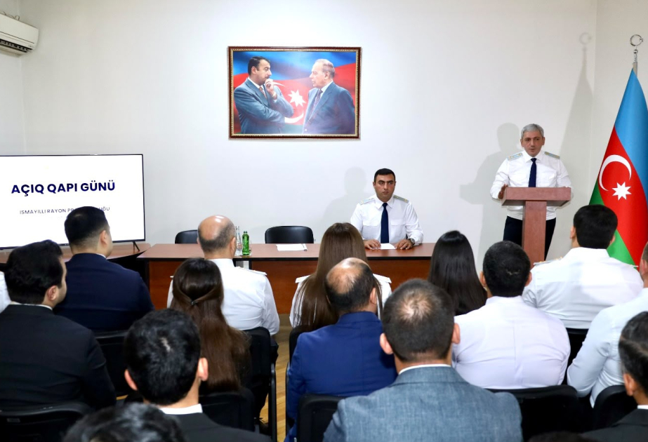 İsmayıllı Rayon Prokurorluğunda “Açıq qapı” günü təşkil olunub