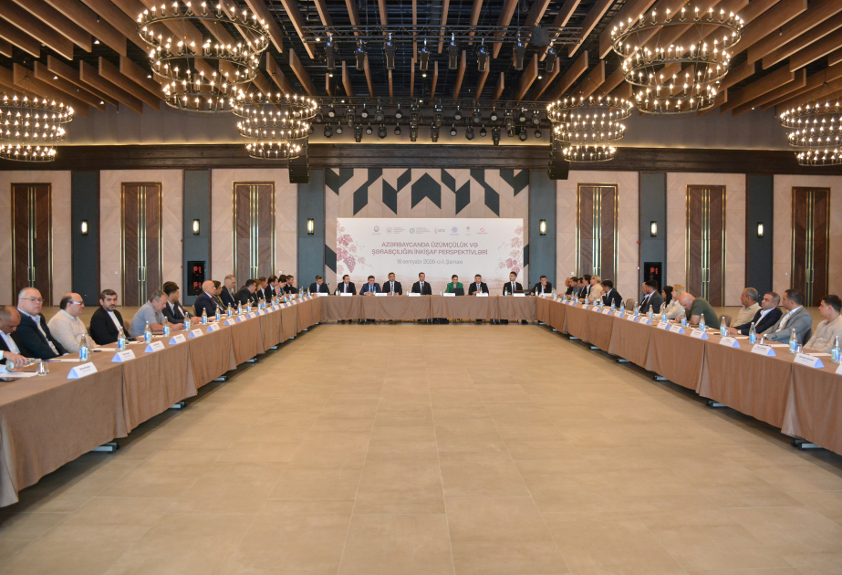 Şamaxıda “Üzümçülük və şərabçılığın inkişaf perspektivləri” mövzusunda konfrans keçirilib