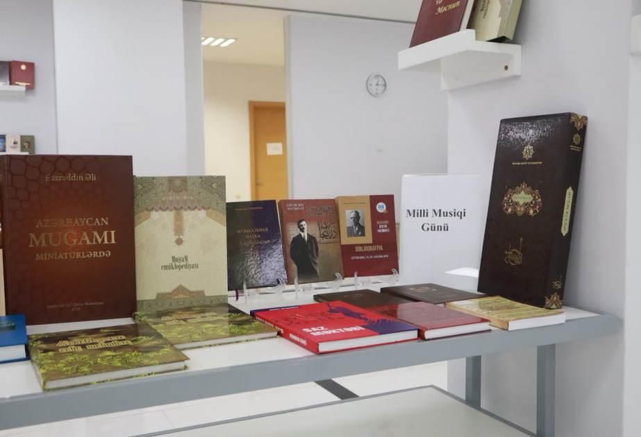 Mərkəzi Elmi Kitabxanada Milli Musiqi Gününə həsr olunmuş sərgi açılıb