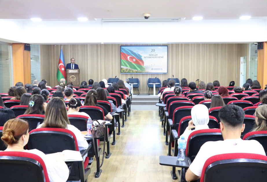 Azərbaycan Universitetində Dövlət Suverenliyi Günü qeyd olunub