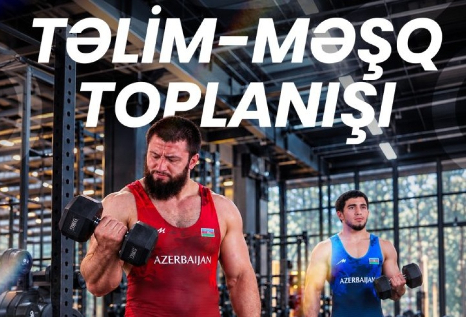 Азербайджанские борцы вольного стиля готовятся к чемпионату мира в Гёйгёле
