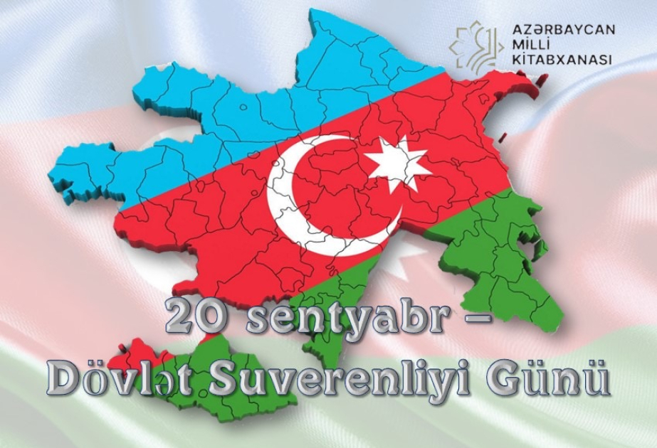 Milli Kitabxanada Dövlət Suverenliyi Gününə həsr olunan virtual və eyniadlı ənənəvi kitab sərgisi açılıb