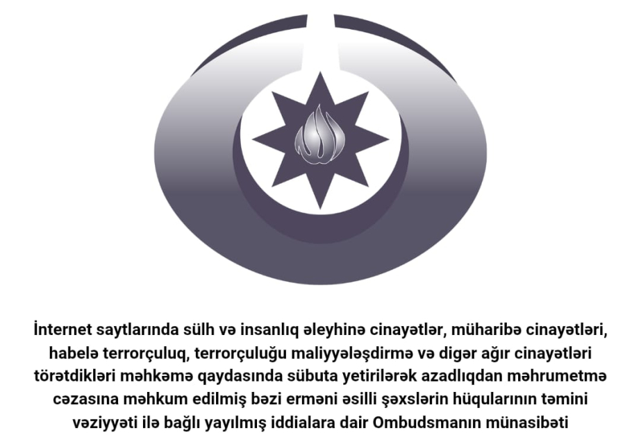 Ombudsman: Erməniəsilli məhkumların hüquqları ayrı-seçkiliyə yol verilmədən təmin edilir
