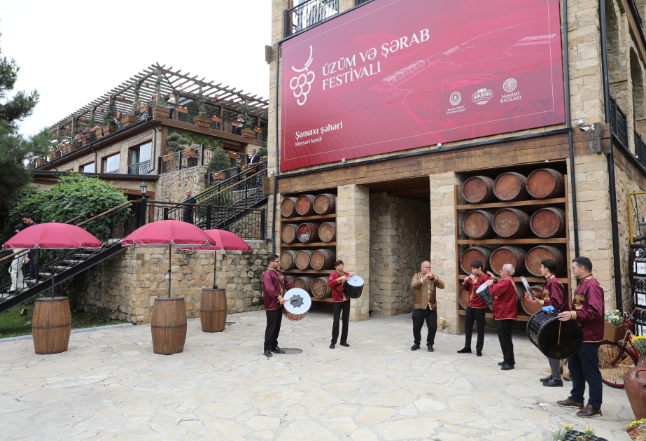 Şamaxıda Üzüm və Şərab Festivalı başlayıb