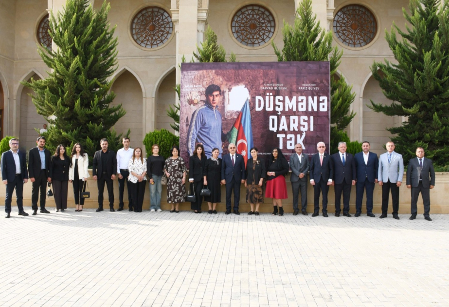 Ağdamda Milli Qəhrəmana həsr edilmiş qısametrajlı filmin təqdimatı olub