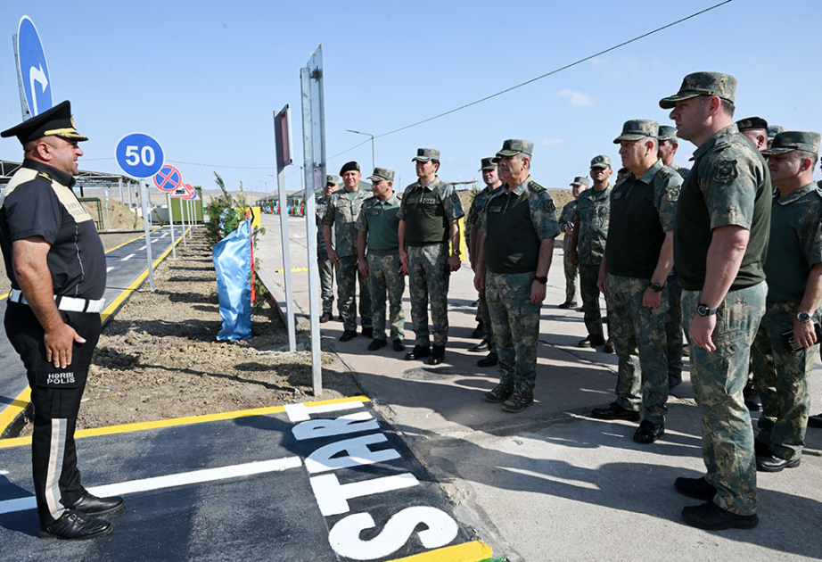 Руководство Министерства обороны посетило передовую оперативную базу роты КОВ Управления военной полиции ВИДЕО