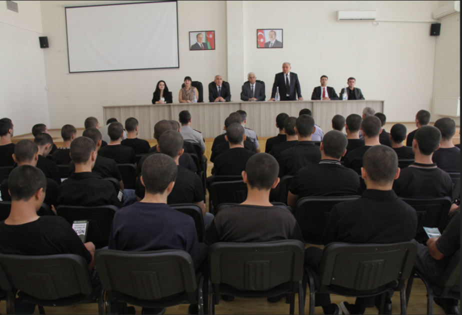 Penitensiar xidmətin yetkinlik yaşına çatmayanlar üçün tərbiyə müəssisəsində maarifləndirici tədbir təşkil edilib